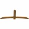 Ekena Millwork Bellingham Rough Sawn Timber Gable Bracket, Western Red Cedar, 84"W x 35"H x 2"D x 6"F, 10/12 Pitch GBW084X35X0206BEL00RWR - alternate 5